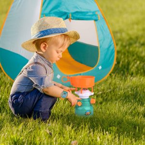 Kids Pop-up Play Tent & Camping Gear Set